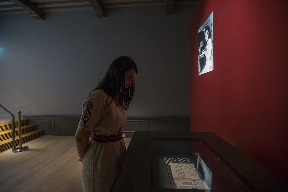 Klimaatbeheersing vitrine dagboek Anne Frank