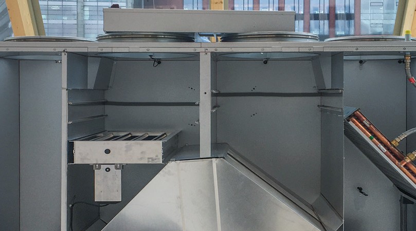 vex350t split unit kantoorgebouw amsterdam ventilatie wtw